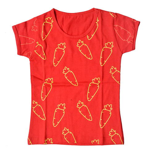 FAZZA Girls T-shirts(Pack of 5)