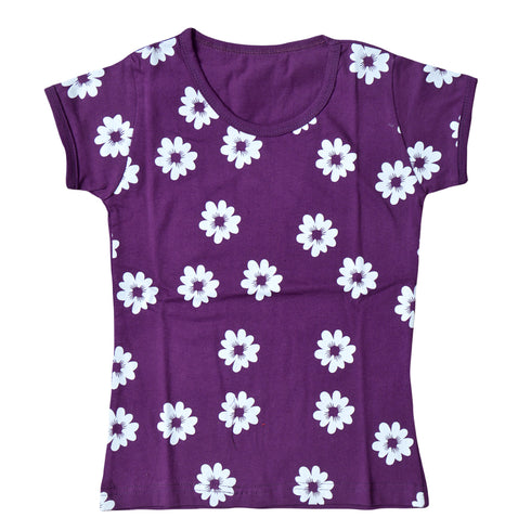 FAZZA Girls T-shirts(Pack of 5)