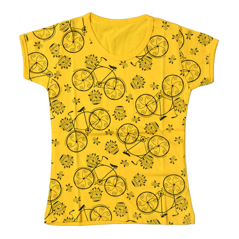 FAZZA Girls T-shirts(Pack of 5)