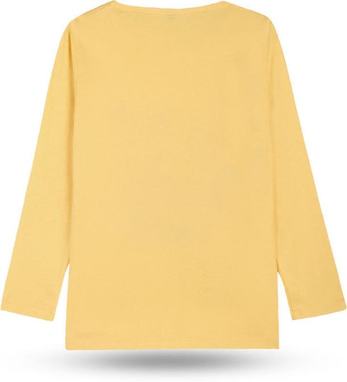 FAZZA Girls Printed Pure Cotton Regular T Shirt