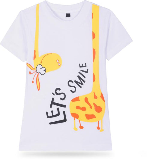 FAZZA Boys Printed Pure Cotton Regular T Shirt