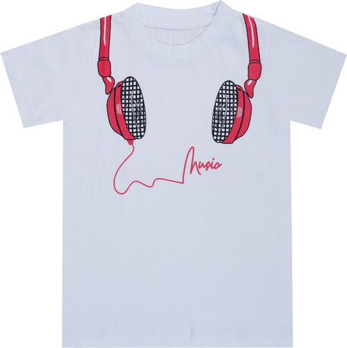 FAZZA Boys Printed Pure Cotton Regular T Shirt