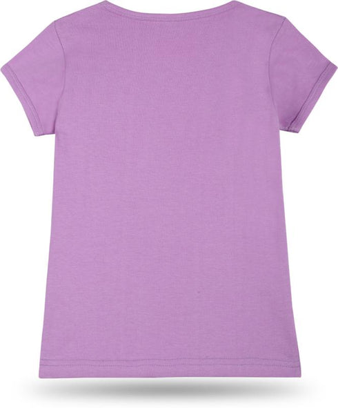 FAZZA Girls Printed Pure Cotton Regular T Shirt