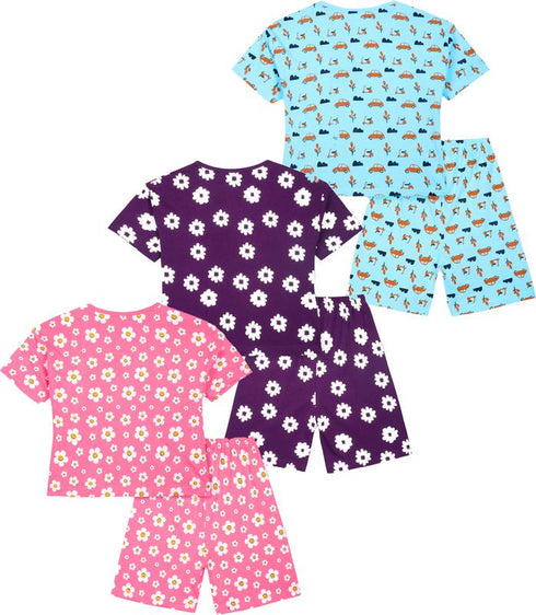 FAZZA Girls Casual T-shirt Shorts