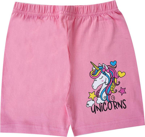 FAZZA Short For Girls Casual Printed Pure Cotton