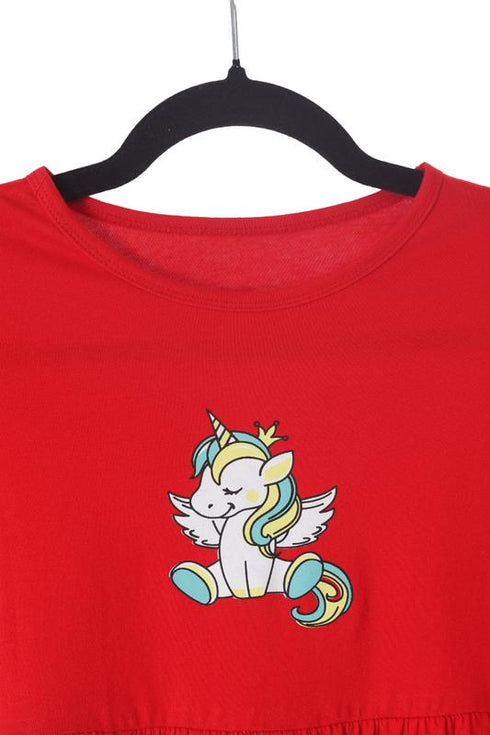 FAZZA Girls Midi/Knee Length Casual Dress