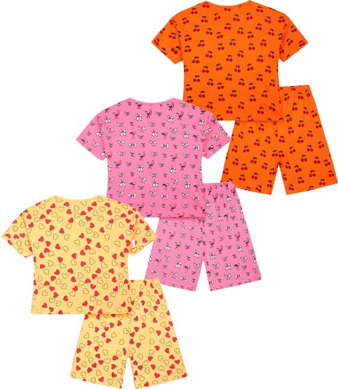 FAZZA Girls Casual T-shirt Shorts