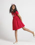 FAZZA Girls Midi/Knee Length Party Dress