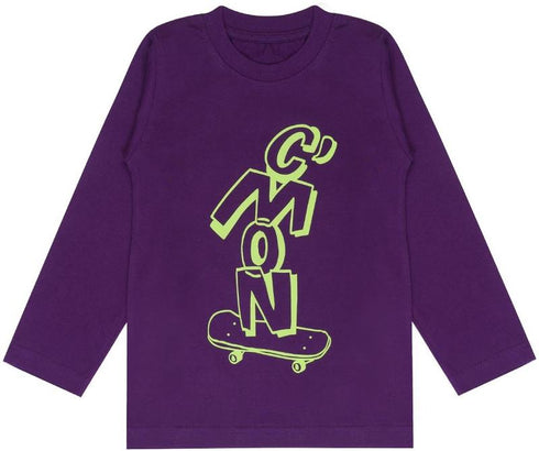 FAZZA Boys Printed Pure Cotton Regular T Shirt