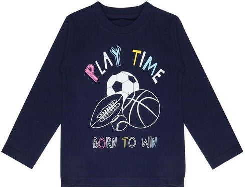 FAZZA Boys Printed Pure Cotton Regular T Shirt