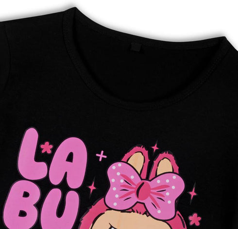 FAZZA Girls Printed Pure Cotton Regular T Shirt