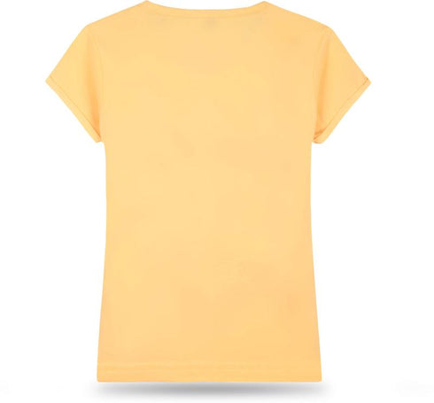 FAZZA Girls Printed Pure Cotton Regular T Shirt