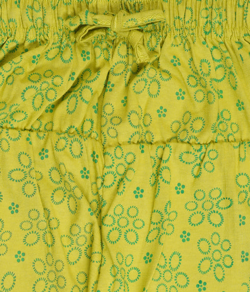 FAZZA Capri For Girls Casual Printed Pure Cotton (Multicolor Pack of 5)