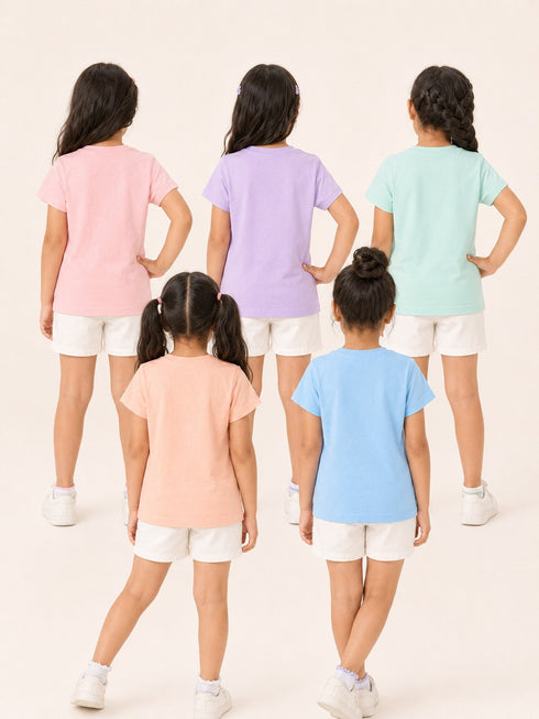 Girls T Shirt (Pack of 3)
