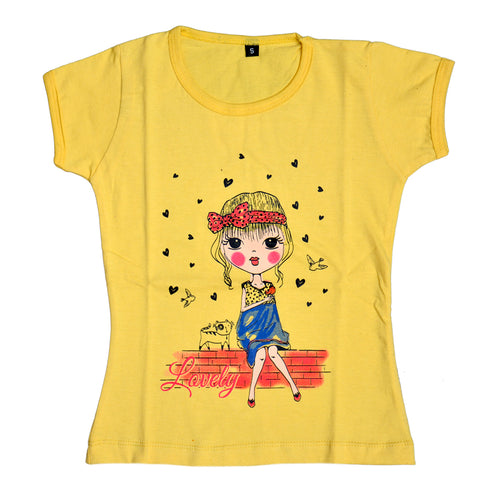 FAZZA Girls T-shirts(Pack of 5)