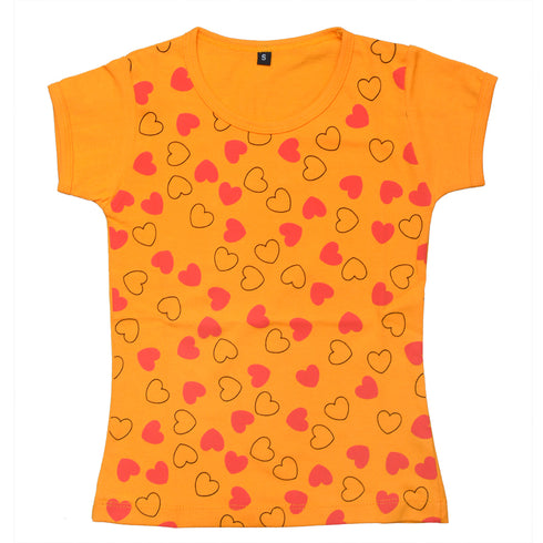 FAZZA Girls T-shirts(Pack of 5)