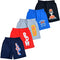FAZZA Short For Boys Casual Graphic Print Pure Cotton (Multicolor, Pack of 5)