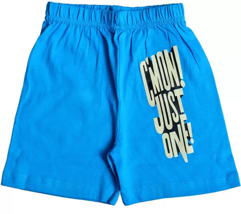 FAZZA Short For Boys & Girls Casual Graphic Print Pure Cotton (Multicolor, Pack of 5)