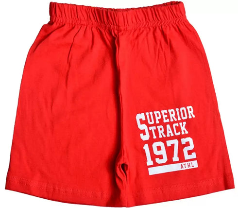 FAZZA Short For Boys & Girls Casual Graphic Print Pure Cotton (Multicolor, Pack of 5)