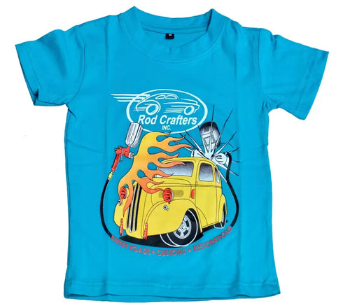 FAZZA Boys Printed Pure Cotton T Shirt (Multicolor, Pack of 5)