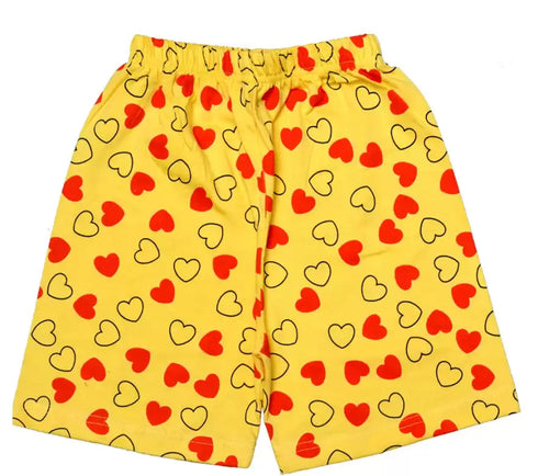 FAZZA Short For Boys & Girls Casual Printed Pure Cotton (Pack of 5)