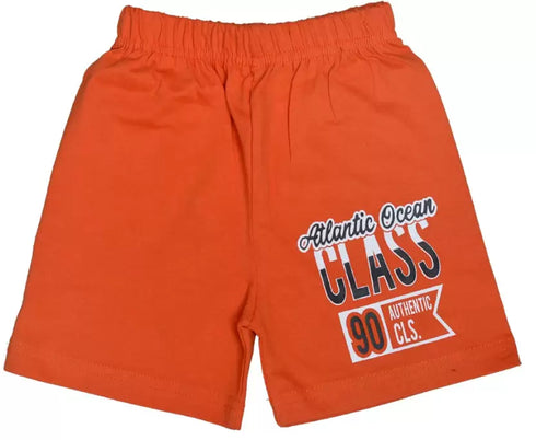 FAZZA Short For Boys & Girls Casual Graphic Print Pure Cotton (Multicolor, Pack of 5)