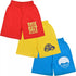 FAZZA Short For Boys Casual Printed Pure Cotton (Multicolor, Pack of 3)