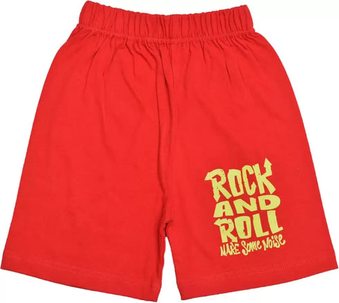 FAZZA Short For Boys Casual Printed Pure Cotton (Multicolor, Pack of 3)