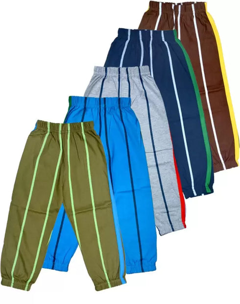 FAZZA Track Pant For Boys (Multicolor, Pack of 5)