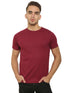 FAZZA Men Solid Red T-Shirt