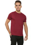 FAZZA Men Solid Red T-Shirt